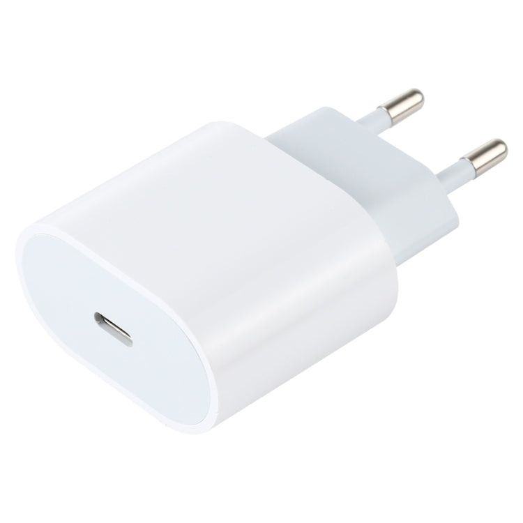 L-012 2 in 1 20W PD USB-C / Type-C Interface Travel Charger + USB-C / Type-C to 8 Pin Data Cable Set, EU Plug