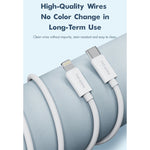 ROCK Space Z19 PD  20W 3A USB-C / Type-C to 8 Pin Fast Charging TPE Data Cable, Cable Length: 1m, Z19