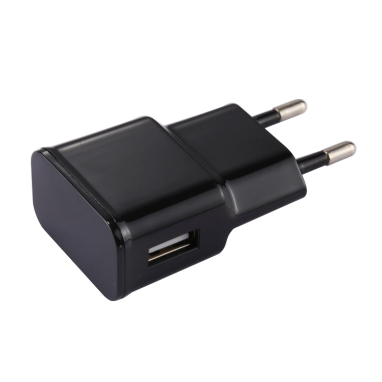 For iPhone 5V 2.1A Intellgent Identification USB Charger with 1m USB to 8 Pin Charging Cable, EU Plug