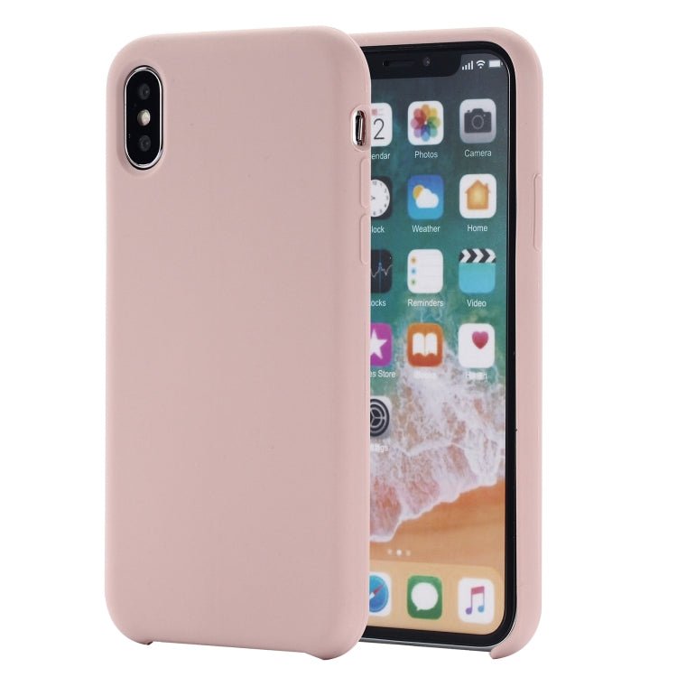 For iPhone XS Max Four Corners Full Coverage Liquid Silicone Protective Case Back Cover, For XS Plus, XS Max, For XS Max