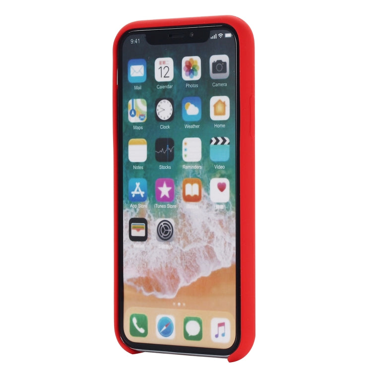 For iPhone XS Max Four Corners Full Coverage Liquid Silicone Protective Case Back Cover, For XS Plus, XS Max, For XS Max