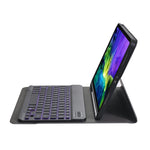 A11BS 2020 Ultra-thin ABS Detachable Bluetooth Keyboard Tablet Case for iPad Pro 11 2022 / 2021 / Air4 / Air5, with Backlight & Pen Slot & Holder, For iPad Pro 11 inch (2020)