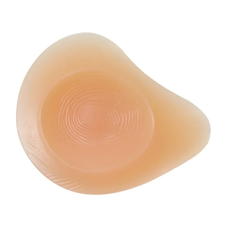AS8 Spiral Shape Postoperative Rehabilitation Fake Breasts Silicone Breast Pad Nipple Cover 500g/Right, 500g/Right
