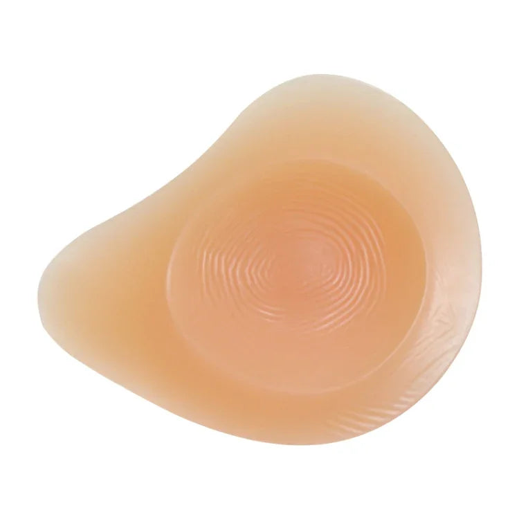 AS9 Spiral Shape Postoperative Rehabilitation Fake Breasts Silicone Breast Pad Nipple Cover 600g/Left, 600g/Left