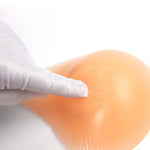 AS9 Spiral Shape Postoperative Rehabilitation Fake Breasts Silicone Breast Pad Nipple Cover 600g/Left, 600g/Left