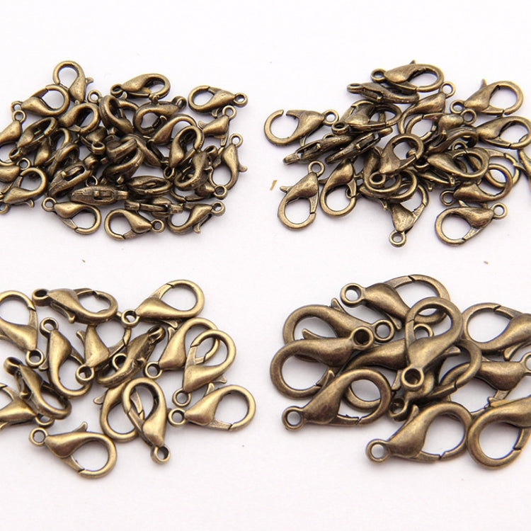 1000 PCS 12mm DIY Jewelry Accessories High-quality Alloy Lobster Claw, 1000 PCS