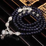 Fashion Jewelry Accessory Garnet Beads Bracelet, Red Agate & Elephant, Red Agate & Pi Xiu, Violitde, Garnet, Blue Sandstone & Calabash, Red Agate & Buddha Head, Aquamarine & Longevity Lock, White Jade, Pink Crystal & Cat, Pink Crystal & Elephant & Fish
