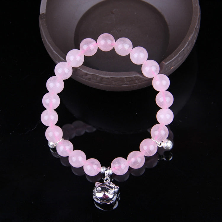 Fashion Jewelry Accessory Garnet Beads Bracelet, Red Agate & Elephant, Red Agate & Pi Xiu, Violitde, Garnet, Blue Sandstone & Calabash, Red Agate & Buddha Head, Aquamarine & Longevity Lock, White Jade, Pink Crystal & Cat, Pink Crystal & Elephant & Fish