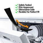 21 inches Gas Stove Slit Strip Antifouling Dustproof Waterproof Kitchen Sealing Strip, 21 inches (White), 21 inches, 21 inches (Black)
