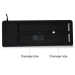 DS-8900 PS / 2 Interface Prevent Water Splashing Laser Engraving Character One-piece Wired Trackball Keyboard, Length: 1.5m, DS-8900 PS/2