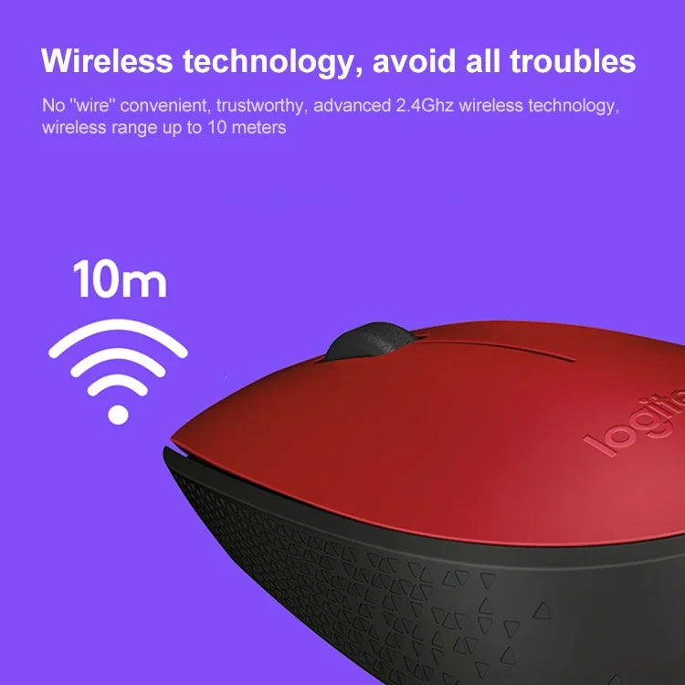 Logitech M170 1000DPI USB Wireless Mouse with 2.4G Receiver