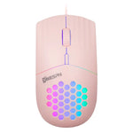 MKESPN SXS-838 Type-C Interface RGB Hollow Wired Mouse, Type-C