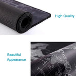 Extended Large Anti-Slip World Map Pattern Soft Rubber Smooth Cloth Surface Game Mouse Pad Keyboard Mat, Size: 80 x 30cm, Size: 80 x 30cm