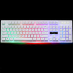 ZGB G20 104 Keys USB Wired Mechanical Feel Glowing Computer Keyboard Gaming Keyboard