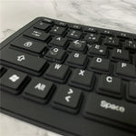 103 Key French USB Wired Silicone Waterproof Keyboard Desktop Notebook Keyboard, Cable Length: 1.5m