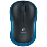 Logitech M185 2.4GHz 3-keys 1000DPI Wireless Optical Mouse, Wireless Range: 10m