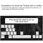 YINDIAO V2 Silent Mechanical Feel Gaming Keyboard Mouse Set