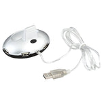 MZ-012 2.4G 1200 DPI Wireless Rechargeable Optical Mouse with 3 Ports USB HUB / Charging Dock