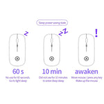 YINDIAO A2 2.4GHz 1600DPI 3-modes Adjustable Wireless Silent Mouse, Battery Powered, Battery ver.