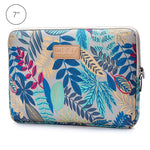 Lisen 7.0 inch Sleeve Case Colorful Leaves Zipper Briefcase Carrying Bag, 7.0 inch