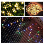 6m 40 LEDs Cherry Blossom  Holiday Decorative Light, Battery Powered, 6m Colorful Light, 6m Warm White Light