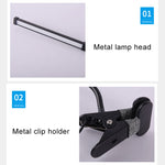 LED Desk Lamp 8W Folding Adjustable Eye Protection Table Lamp, USB Plug-in Version, USB Plug-in Version(White), USB Plug-in Version(Black)