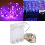 50 LEDs SMD 0603 3 x AA Batteries Box Fairy Lamp Decorative Light, DC 5V, 5m Yellow Light, 5m Blue Light, 5m Colorful Light, 5m Pink Light, 5m Green Light, 5m Purple Light, 5m Red Light, 5m White Light, 5m Warm White