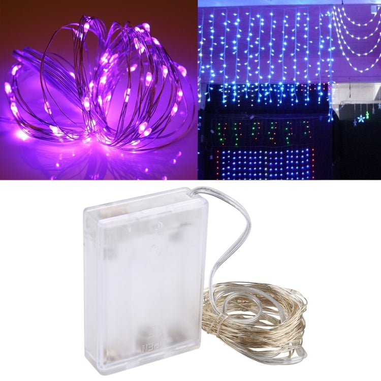 50 LEDs SMD 0603 3 x AA Batteries Box Fairy Lamp Decorative Light, DC 5V, 5m Colorful Light, 5m Pink Light, 5m Green Light, 5m Purple Light, 5m Red Light, 5m White Light, 5m Warm White, 5m Yellow Light, 5m Blue Light