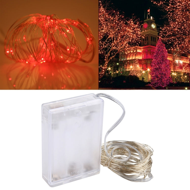 50 LEDs SMD 0603 3 x AA Batteries Box Fairy Lamp Decorative Light, DC 5V, 5m Colorful Light, 5m Pink Light, 5m Green Light, 5m Purple Light, 5m Red Light, 5m White Light, 5m Warm White, 5m Yellow Light, 5m Blue Light