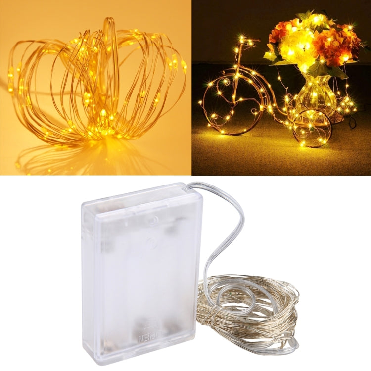 50 LEDs SMD 0603 3 x AA Batteries Box Fairy Lamp Decorative Light, DC 5V, 5m Colorful Light, 5m Pink Light, 5m Green Light, 5m Purple Light, 5m Red Light, 5m White Light, 5m Warm White, 5m Yellow Light, 5m Blue Light