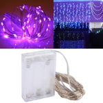 100 LEDs SMD 06033 x AA Batteries Box Fairy Lamp Decorative Light, DC 5V, 10m Red Light, 10m White Light, 10m Warm White, 10m Yellow Light, 10m Blue Light, 10m Colorful Light, 10m Pink Light, 10m Green Light, 10m Purple Light