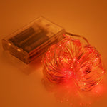 100 LEDs SMD 06033 x AA Batteries Box Fairy Lamp Decorative Light, DC 5V, 10m Red Light, 10m White Light, 10m Warm White, 10m Yellow Light, 10m Blue Light, 10m Colorful Light, 10m Pink Light, 10m Green Light, 10m Purple Light