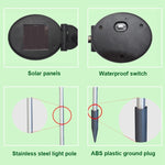 Simulated Lily Flower 4 Heads Solar Powered Outdoor IP55 Waterproof LED Decorative Lawn Lamp, White Light, White Light