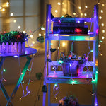 96 LEDs Little Ice Bars String Light with End Joint & Multi-function Controller, EU Plug, AC 220V, 3.5m White Light EU Plug, 3.5m Warm White EU Plug, 3.5m Yellow Light EU Plug, 3.5m Blue Light EU Plug, 3.5m Colorful Light EU Plug, 3.5m Pink Light EU Pl...