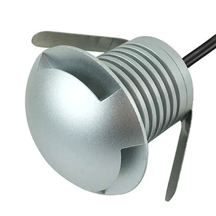 3W LED Embedded Polarized Buried Lamp IP67 Waterproof Turtle Shell Lamp Outdoor Garden Lawn Lamp, Warm Light 3000K Q3 Three-way Light, Warm Light 3000K Q3