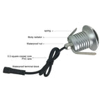 3W LED Embedded Polarized Buried Lamp IP67 Waterproof Turtle Shell Lamp Outdoor Garden Lawn Lamp, Warm Light 3000K Q3 Three-way Light, Warm Light 3000K Q3