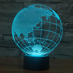7 Color Discoloration Creative Visual Stereo Lamp Desk Lamp Night Light, Asia Style