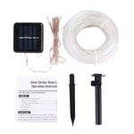 Solar Panel  water resistant  50 LED, 5m 50LED White Light, 5m 50LED Warm White, 5m 50LED Blue Light