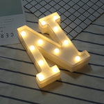 Dry Battery Powered Warm White Standing Hanging LED Holiday Light, N, A, O, B, C, P, D, Q, E, R, F, G, T, U, I, V, J, W, X, K, L, M, Z