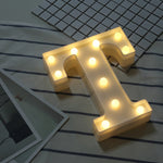 Dry Battery Powered Warm White Standing Hanging LED Holiday Light, A, N, O, B, P, C, Q, D, E, R, F, G, T, U, I, V, J, W, K, X, L, Z, M