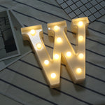 Dry Battery Powered Warm White Standing Hanging LED Holiday Light, N, A, B, O, C, P, D, Q, E, R, F, G, T, U, I, V, W, J, X, K, L, M, Z