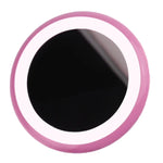 OneFire 1W 10 LEDs Multi-function Rechargeable Donut Shaped Makeup Mirror LED Desk Lamp Night Light, DC 5V, 1W Pink