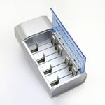 AC 100-240V 4 Slot Battery Charger for AA & AAA & C / D Size Battery, US Plug