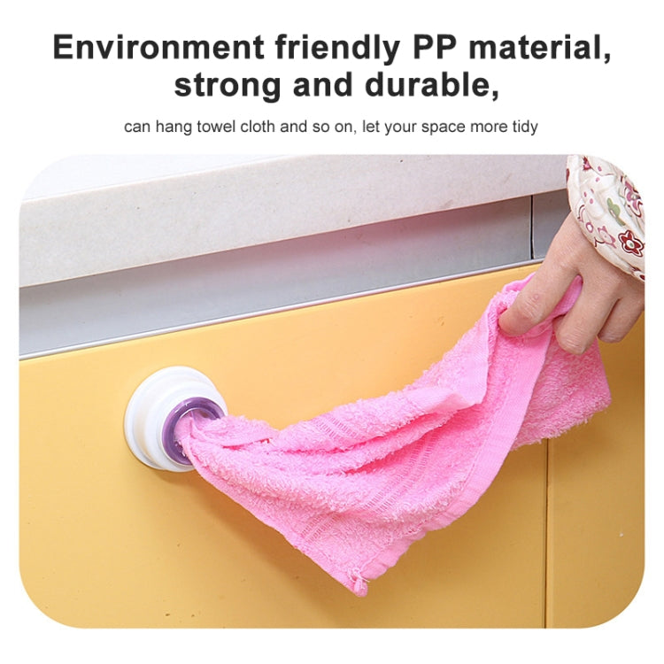 Self-Adhesive Hooks Towel, Green, Purple, Orange, Rose