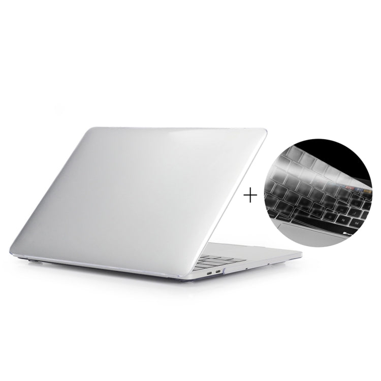 ENKAY Hat-Prince 2 in 1 Crystal Hard Shell Plastic Protective Case + US Version Ultra-thin TPU Keyboard Protector Cover for 2016 New MacBook Pro 13.3 inch with Touchbar (A1706), 13.3 inch with Touch Bar US Version