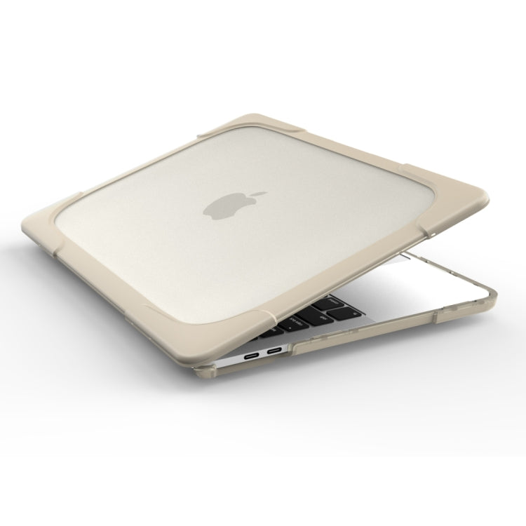 For Macbook Pro 13.3 inch (A1708) & with Touchbar (A1706) Laptop TPU + PC Folding Shockproof Protective Case with Holder, For Macbook Pro 13.3 inch with Touch Bar