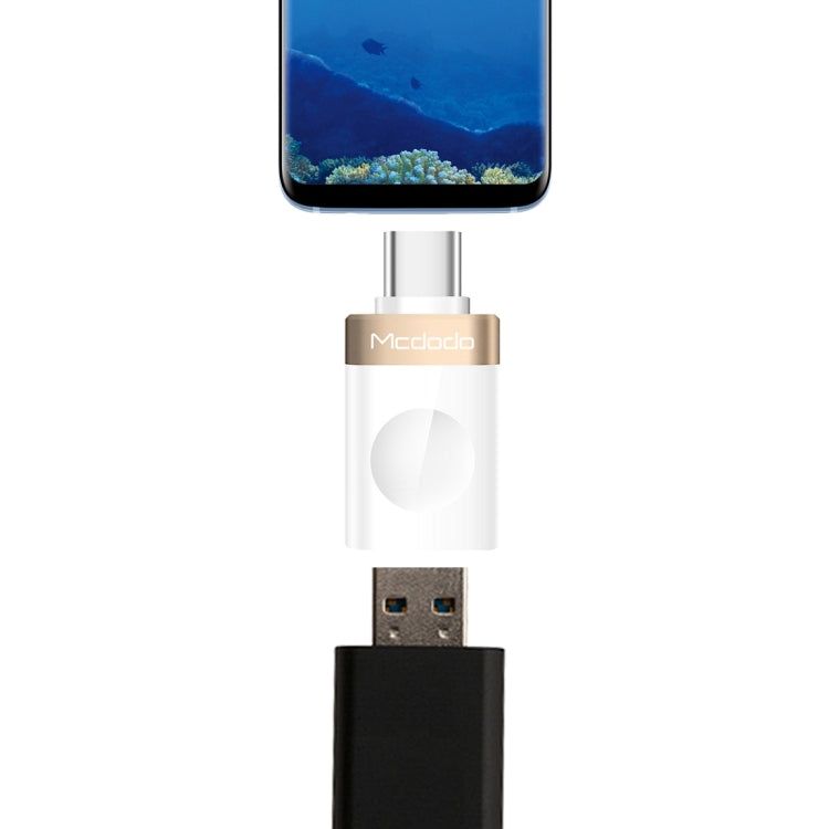 Mcdodo OT-1942 USB-C / Type-C to USB 3.0 AF Data Transmission Charging OTG Adapter