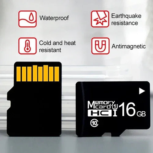 8GB High Speed Class10 Black TF(Micro SD) Memory Card, 8GB