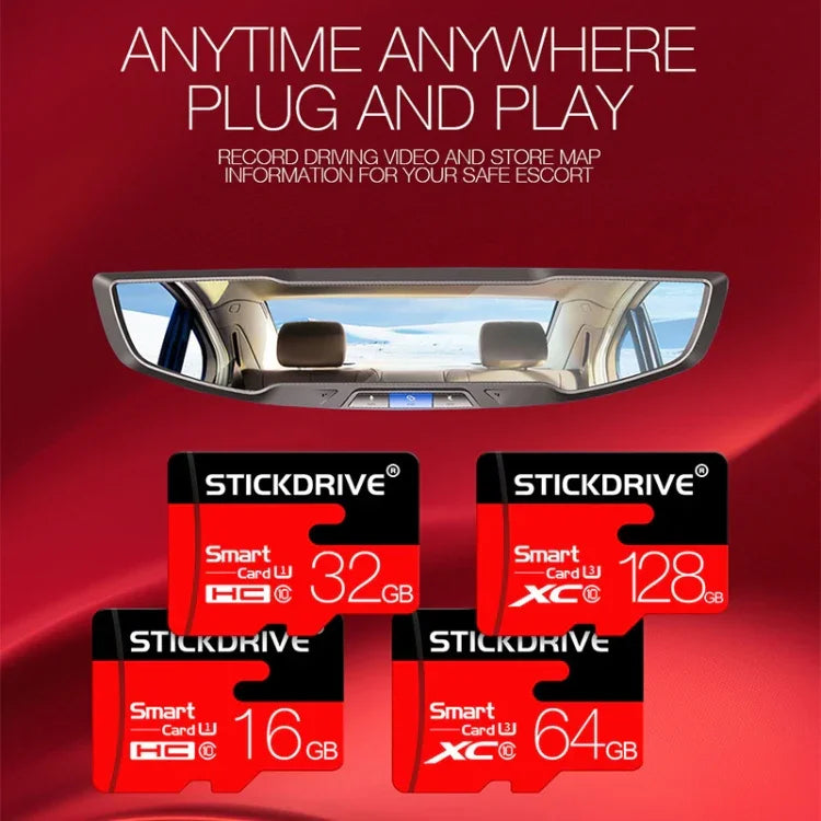 Stickdrive 128GB High Speed Class 10 Micro SD(TF) Memory Card, 128GB