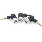 MK-5 4 Level Pin 3.5mm Gold Plated Plug Live Mobile Phone Tablet Laptop Mini Bend Microphone, 4 Level Pin